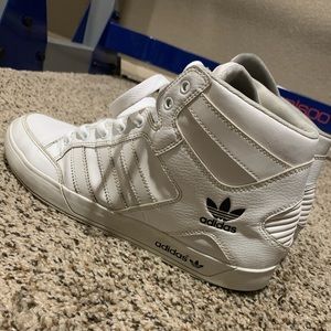 High Top all white Adidas